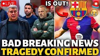 URGENT! BAD BREAKING NEWS! BARCELONA CONFIRMED NOW THIS GREAT TRAGEDY! SAD! BARCELONA NEWS TODAY!