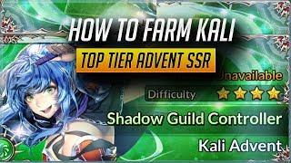 How To Farm Kali!! A Top Tier SSR Advent Hero!! Boss Mechanics/Walthrough. [Knights Chronicle]