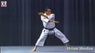 Tetsuhiko Asai - kata karate Shotokan Heian-shodan | Тетсухико Асаи - ката Хейан Шодан