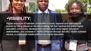 This is the Association of African Universities (AAU)! The Voice of Higher Education in Africa