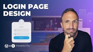 How to improve Login Page design with WordPress & Elementor Pro