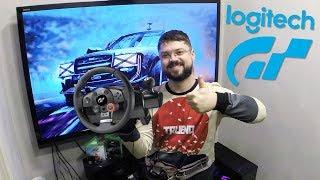 Обзор лучшего бюджетного игрового руля - Logitech Driving Force GT  для ПК PS3 PS4