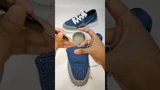 Wow Amazing love crochet #crochet #knitting #crochetlove #knittinglove #diy #crochetshoes #Ep 178