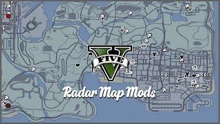 GTA San Andreas Mod: Radar Map Textures GTA V Style v1.3 (Android)