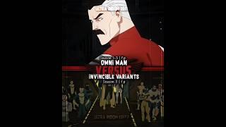 Omni Man (Full Power) Vs Invincible Variants (Separated) #invincible #omniman #battle