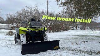 Yamaha grizzly plow install