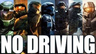 Beating EVERY Halo Game WITHOUT Driving?