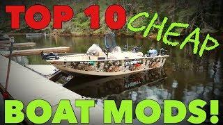 Top 10 CHEAP Fishing Boat HACKS!