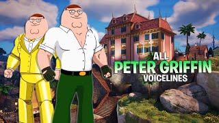 All Peter Griffin Boss Voicelines in Fortnite Chapter 5 - Fortnite Bosses Voicelines