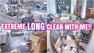 EXTREME LONG CLEAN WITH ME | MESSY HOUSE TRANSFORMATION | EXTREME CLEANING MOTIVATION 2024