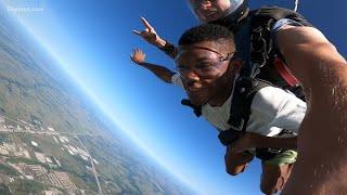 13WMAZ Morning Anchor Frederick Price takes on skydiving