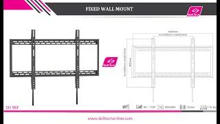 SH 96F SKILLTECH X-LARGE HEAVY-DUTY FIXED TV WALL MOUNT