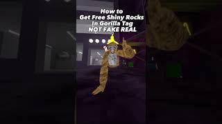 How To Get Free Shiny Rocks In Gorilla Tag#gorillatag#oculusquest2#vr#shorts