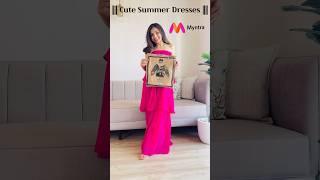 Myntra Haul | *Affordable* Summer Dresses | #myntra #myntrahaul #myntradresshaul #shorts #trending