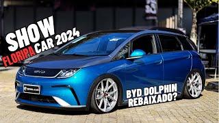 SAÍDA DE EVENTO: MUITO CARRO BAIXO NA SAÍDA DO SHOW FLORIPA CAR 2024 - BYD DOLPHIN REBAIXADO