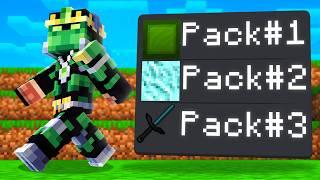 I Downloaded 100 Minecraft PvP Packs