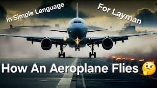 How An Aeroplane Flies  ? For Layman in Simplest Language ! Question Everything ! Think Deeply !