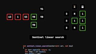 ЛИНЕЙНЫЙ ПОИСК С БАРЬЕРОМ НА С++ (SENTINEL LINEAR SEARCH)