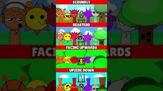 Incredibox Sprunki Scrunkly VS Reasterd VS Facing Upwards VS Upside Down *MIX VERSION*