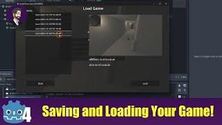 Creating a Save Load System! Creating a Horror Game with Godot 4!