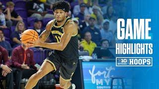 Virginia Tech vs. Michigan | HIGHLIGHTS | Big Ten Basketball | 11/25/24