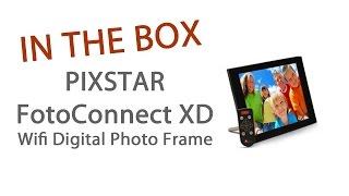 PixStar FotoConnect XD WiFi Digital Photo Frame Unboxing