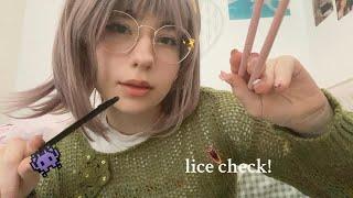 Chiaki Does Your Lice Check! ||Danganronpa ASMR