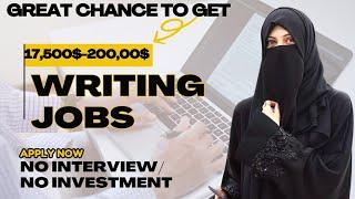 Writing jobs offering in dollars | Online Writing Job from Home without investment | Assignments