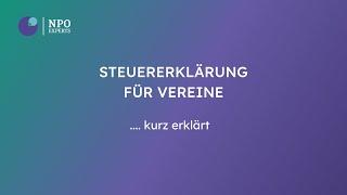 Steuererklärung für gemeinnützige Vereine leicht gemacht