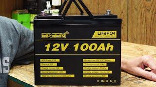 Basen 12V 100Ah LiFePO4 Battery Review, $275/kWh, Includes Bluetooth!