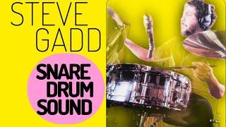 How To Get Your SNARE DRUM Sounding Like STEVE GADD! Tutorial 2023.