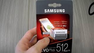 Unboxing and Testing Samsung EVO Micro SD Card 512GB Nintendo Switch