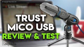 Trust Mico USB Microphone Review  ️  Audio Test