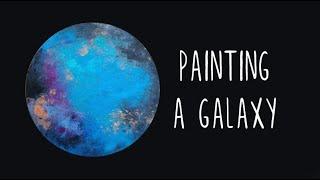 How to paint a GALAXY | Art Tutorial