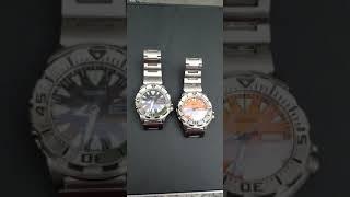 I Review The 2nd Generation Seiko SRP307 (The Black Monster) & SRP309 (The Orange Monster)