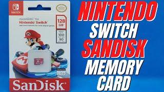 Sandisk 128GB Micro SD Card for Nintendo Switch Overview