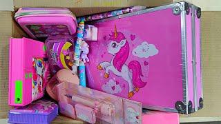 Unicorn Stationery Collection From The Box, Pencil Case, Secret Pen, Eraser, 3in1 Kit, Ultimate Toy