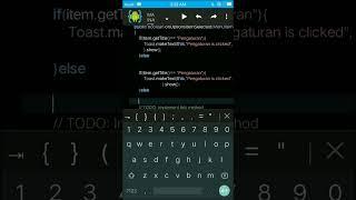 Create Option Menu with Toast in AIDE #coding #aideapp #androidapp #android #development #apks #apk