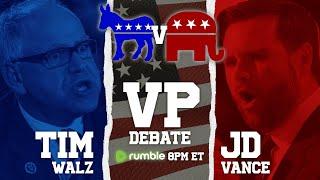 Vance and Walz Face Off: VP Debate Mega Live Stream 2024