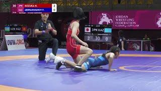 Gold Medal • U15 WW 50Kg • Nana KOZUKA (JPN) vs. Farida ABDRAKHMANOVA (KAZ)