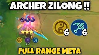 NEW TRENDING META FULL RANGE ZILONG !! MUST WATCH !! MAGIC CHESS MOBILE LEGENDS