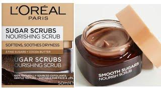 Loreal sugar scrub review|Beauty secret by samira