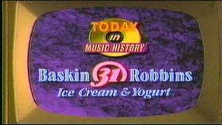 Baskin Robbins Today in Music History June 15 Father's Day Ice Cream Cake Commercial (1993)