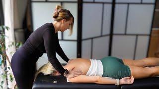 ASMR Full Body Chiropractic Muscle Assessment, Massage, Hair Pulling | 'Unintentional'