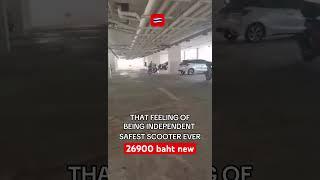 SAFEST SCOOTER EVER #electricscooter #thailand #bangkok #pattaya #travel