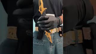 Protect & Shine: #selfdefense #gold #belt #buckle #asmr