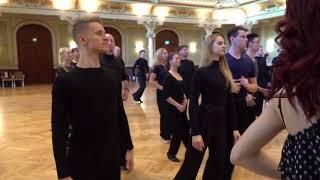 THE CAMP 2018 Ballroom Group Lesson on Position and Connection in Tango by Antonio Gioncada