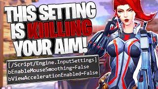 This Setting Is KILLING Your Aim | Marvel Rivals (Mouse Acceleration)