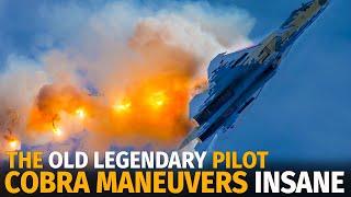 Shoking !! Dangerous Maneuvers of Old Pilot at ZhuHai Airshow 2024 | Su-57 Cobra Maneuvers