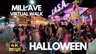 [4K] Halloween Virtual Walk | Mill Ave. Tempe, Arizona | ASU